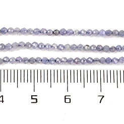 Натуральный танзанит бисер пряди G-F770-C04-03