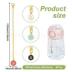 Подвесные украшения из сплава эмали&nbsp;HJEW-AB00688