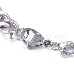 667 Edelstahl Figaro-Kette ID-Armbänder&nbsp;BJEW-G631-05P-1
