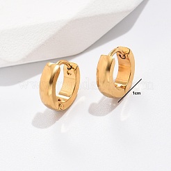 Минималистичные латунные серьги-кольца OG9504