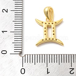 925 подвеска из стерлингового серебра с микропаве из прозрачных кубических цирконий STER-Z012-06G-04