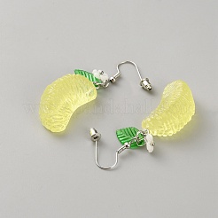 Смолы болтающийся серьги&nbsp;EJEW-WH0014-168