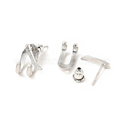 Серьги-гвоздики из цинкового сплава&nbsp;LS-EJEW-J046-01P