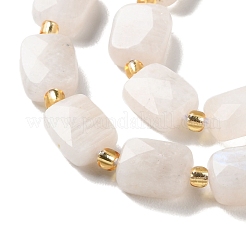 Бусины из натурального радужного лунного камня G-H061-A12-01