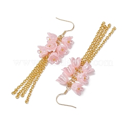 Акриловые серьги болтающийся EJEW-JE06228-02