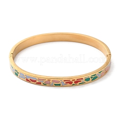 Шарнирные браслеты из нержавеющей стали 304 для женщин&nbsp;BJEW-K263-04G-03