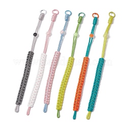 6 шт. 6-цветные веревки-шнуры из полиэстера и спандекса для подвесных украшений HJEW-JM04292