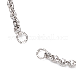 Изготовление браслета-цепочки Rolo из нержавеющей стали 304&nbsp;AJEW-JB01513