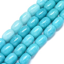 Натуральный Malaysia нефритовые бусы пряди&nbsp;G-B165-D02-10x14mm