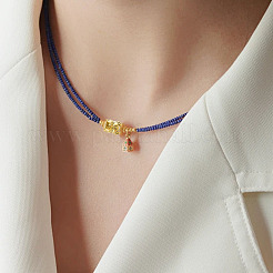 24 шт. 6-х цветные бусины из сплава в виде щенка&nbsp;FIND-DR0001-21