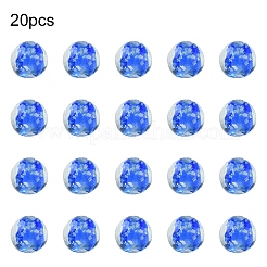 20шт светящиеся бусины лэмпворк ручной работы LAMP-YW0001-21