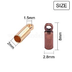 300шт 6 цвета латунные концы шнура KK-CJ0001-68