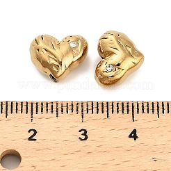 Бусина из нержавеющей стали 304 со стразами STAS-U047-06G