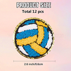 Полиэстер гладить/пришивать заплатки&nbsp;LS-PATC-WH20005-16A