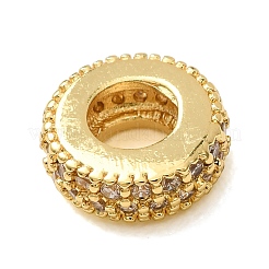 Ottone pave perline cubic zirconia europee&nbsp;CU-CBA0A9C-11G-B