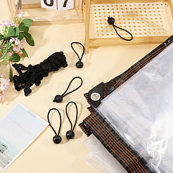 Tela impermeable transparente de plástico pe&nbsp;AJEW-WH0817-134