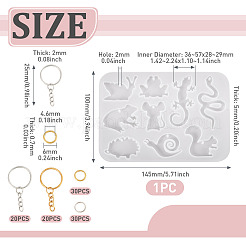 Pendentifs bricolage moules en silicone&nbsp;SIMO-TA0001-23C