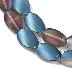 Стеклянные бусины с гальваническим покрытием &nbsp;EGLA-C009-01B-HP01