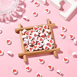 100шт бусины из полимерной глины ручной работы&nbsp;PORC-CJ0001-70