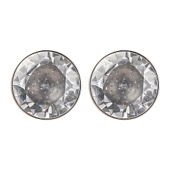 Серьги-гвоздики из нержавеющей стали 304 с прозрачным кубическим цирконием&nbsp;EJEW-Q044-07P