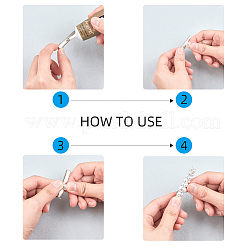 Экологичные пластиковые кабошоны с имитацией жемчуга MACR-PH0001-13