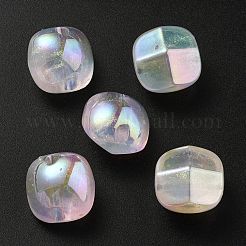 УФ-покрытие светящиеся прозрачные акриловые бусины&nbsp;OACR-P010-01