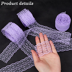 3 рулон гипюровой неэластичной кружевной отделки OCOR-GF0004-52B