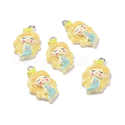 Подвески из непрозрачной смолы RESI-J023-11B