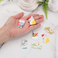 Плоские подвески из смолы&nbsp;RESI-CJ0001-126