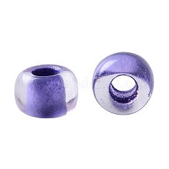 TOHOラウンドシードビーズ  日本製シードビーズ  （977)内側カラークリスタル/ネオンパープル裏地  11/0  2.2mm  穴：0.8mm  約29735個/100g&nbsp;SEED-J021-TR11-0977