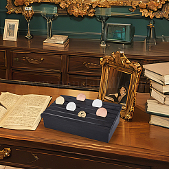 Деревянная витрина для монет AJEW-WH0060-12A