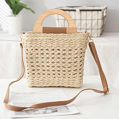 4 шт. 2 стили деревянных ручек для сумок в форме буквы D FIND-WR0008-20