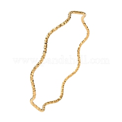 Bracelets texturés en acier inoxydable 304 pour femmes&nbsp;BJEW-Z165-04G