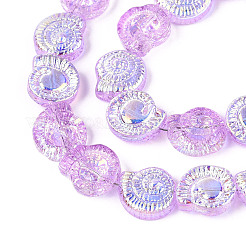 Гальванизируйте прозрачное стекло бисер нитей EGLA-S190-05G