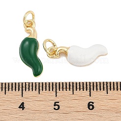 Латунь эмаль подвески&nbsp;KK-Q028-67G