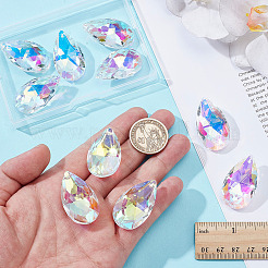 10шт стеклянные подвески&nbsp;GLAA-ME0001-16A