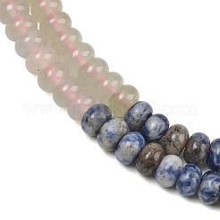 Fili di perle naturali di giada bianca&nbsp;G-NH0006-A14-01
