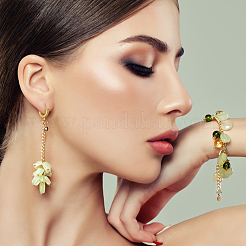 20 шт. 2 цвета латунные серьги-кольца Huggie&nbsp;KK-DR0001-26