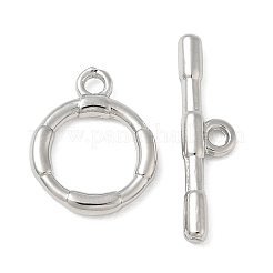 真鍮製マンテル  リング  カドミウムフリー＆鉛フリー  長持ちメッキ  プラチナ  バー：4.5x18x2mm  穴：2mm  リング：12.5x10.5x2mm&nbsp;KK-CBAFC6C-07D-P