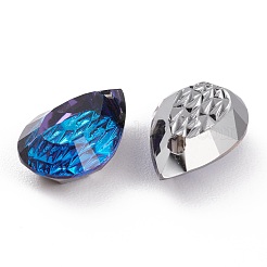 Подвески из тисненого стекла со стразами GLAA-J101-05A-001BB