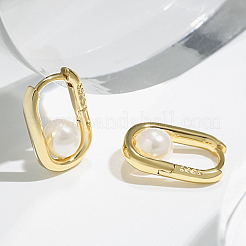 Модные серьги-кольца из стерлингового серебра s925 прямоугольной формы YL1493-1