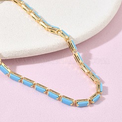 Bracelets de tennis en turquoise synthétique&nbsp;KK-CBA964F-01G-02