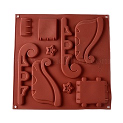 Квадратная силиконовая форма для торта своими руками&nbsp;DIY-K075-13