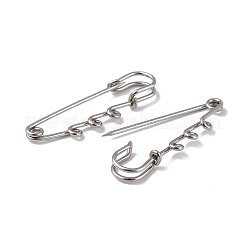 Épingles de sûreté en acier inoxydable 304 résistantes au ternissement pour épingles&nbsp;X-STAS-I673-06P