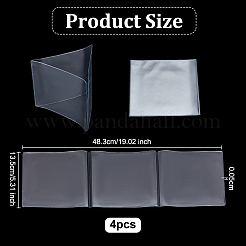 4 шт. защитный чехол для маджонга из ПВХ&nbsp;AJEW-WH0314-895