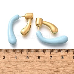 Серьги-гвоздики из нержавеющей стали 304&nbsp;EJEW-C133-04G-03