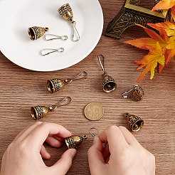 8 шт. латунные подвески в тибетском стиле FIND-OC0002-77