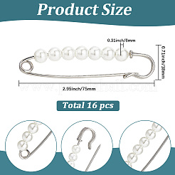 16 épingle à kilt en fer&nbsp;JEWB-SC0001-96
