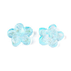 Выпечка расписные прозрачные стеклянные бусины&nbsp;DGLA-N014-08A-07