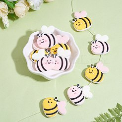 10шт 2 цвета силиконовые фокусные бусины JX758A